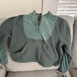 Lululemon Green Quarter-Zip Pullover